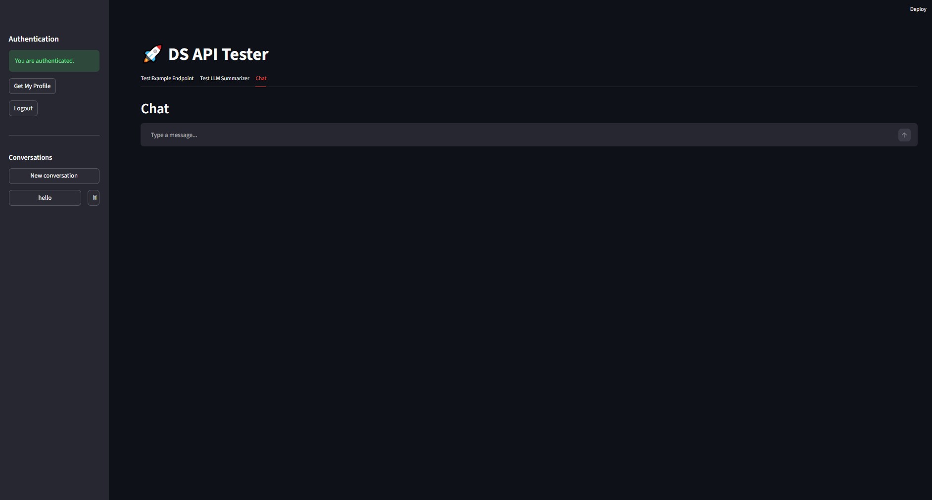 My FastAPI Template screenshot